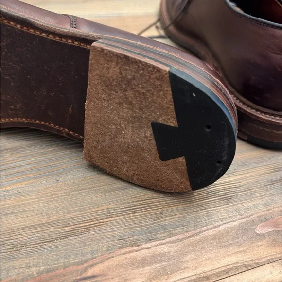 Alden Men's 29364F - Plain Toe Blucher Flex Welt - Brown Chromexcel - Picture 5 of 8